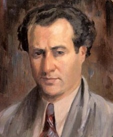 César Gemayel portrait painting
